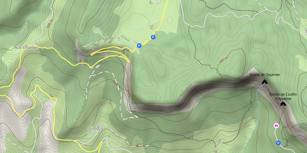 Map of the trail for Presles - Chrysanthèmes Uxgloa