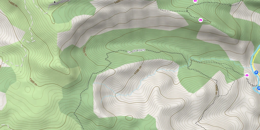 Map of the trail for Lame de Facibelle Petite boucle autour de la Lame de Facibelle