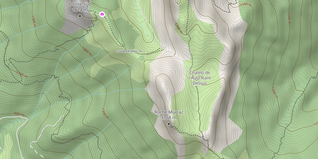 Map of the trail for Le Lanfonnet Fly me to the moon