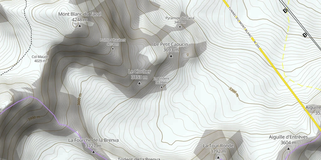 Map of the trail for Grand Capucin  Eau et Gaz à tous les étages