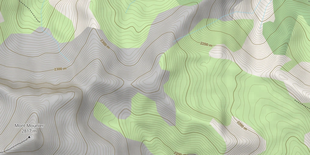 Map of the trail for Tête de Varelios, Vallon de la Gougette