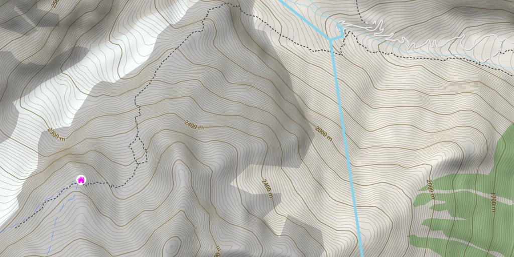 Map of the trail for Grand Clocher des Planereuses Objectif Bitard !