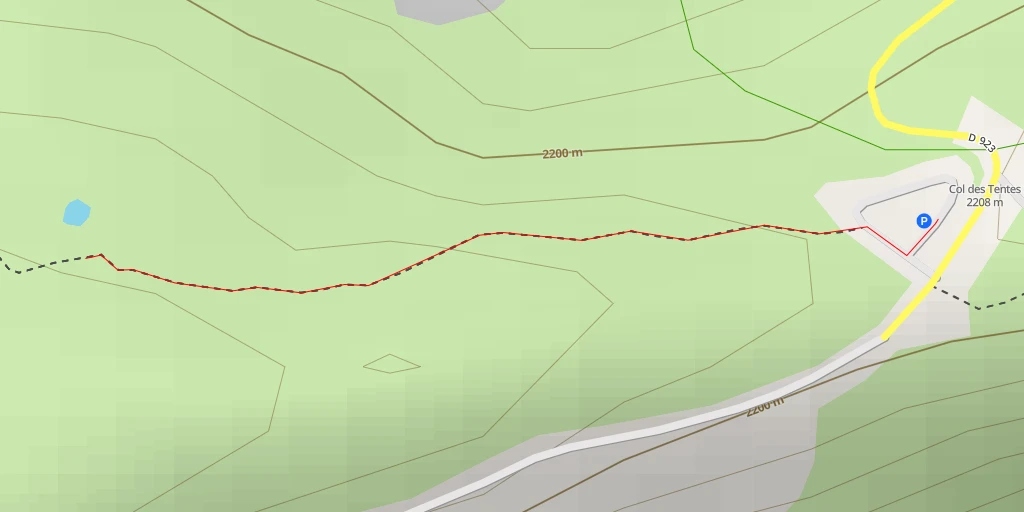 Carte de l'itinéraire :  D 923 - D 923 - Gavarnie-Gèdre