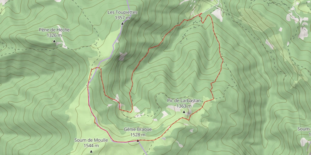 Carte de l'itinéraire :  Marti Peyras