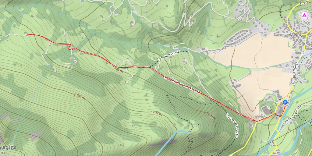 Carte de l'itinéraire :  Refuge Gabizos