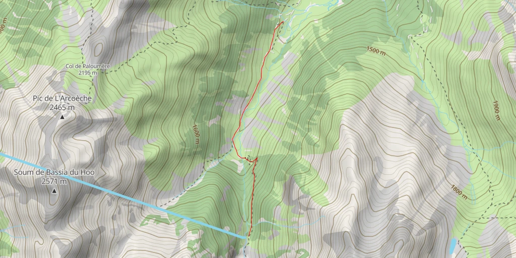 Map of the trail for 65400