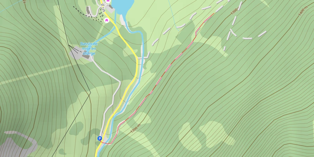 Carte de l'itinéraire :  Le pastoralisme