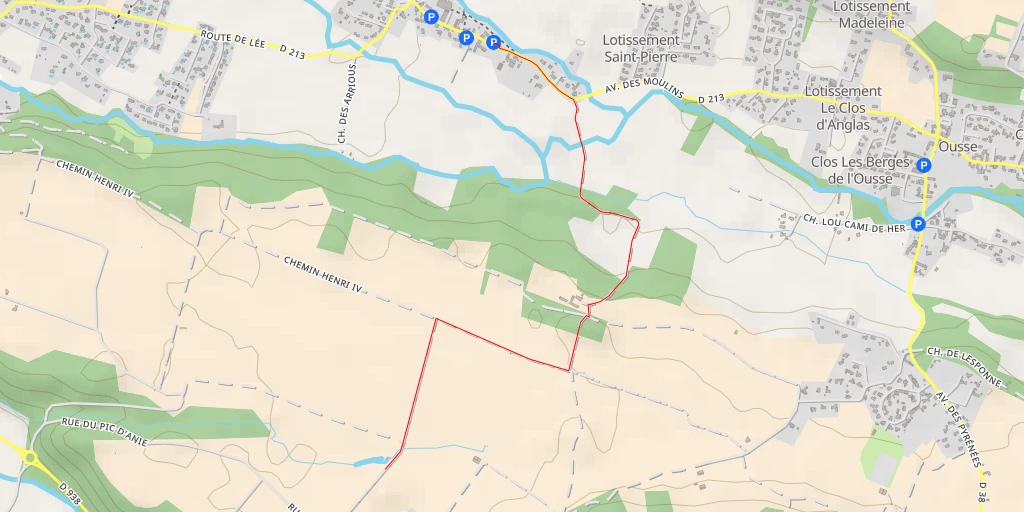 Map of the trail for Impasse du Pic d'Anie - Impasse du Pic d'Anie