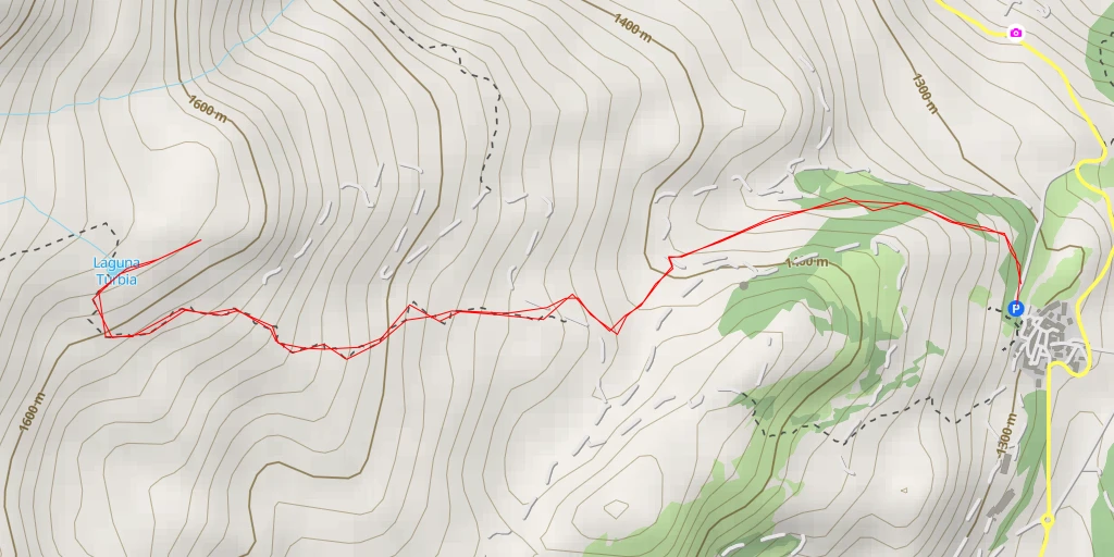 Map of the trail for Mirador d'as Planetas