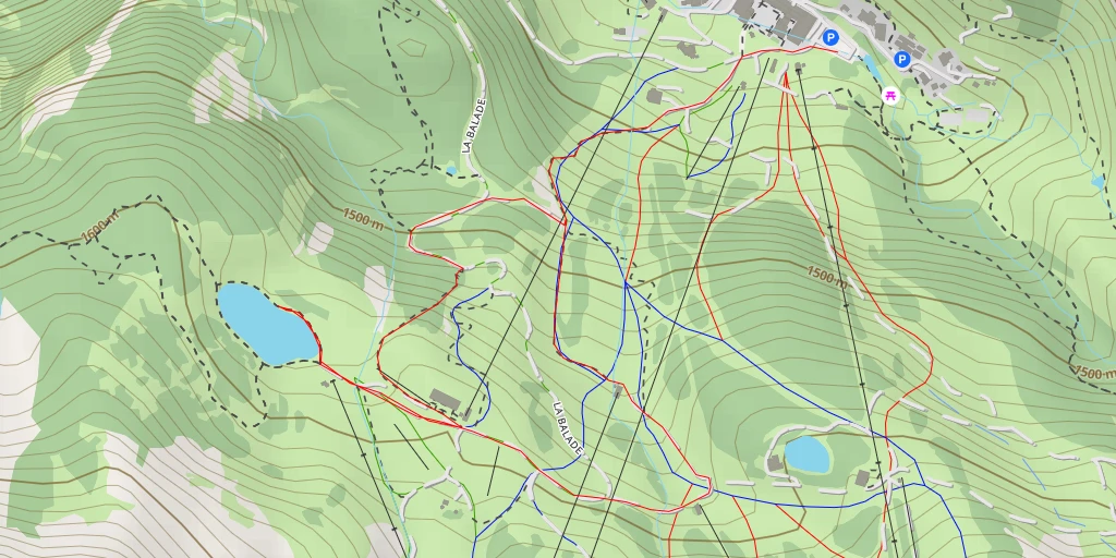 Map of the trail for Bézou - Bézou