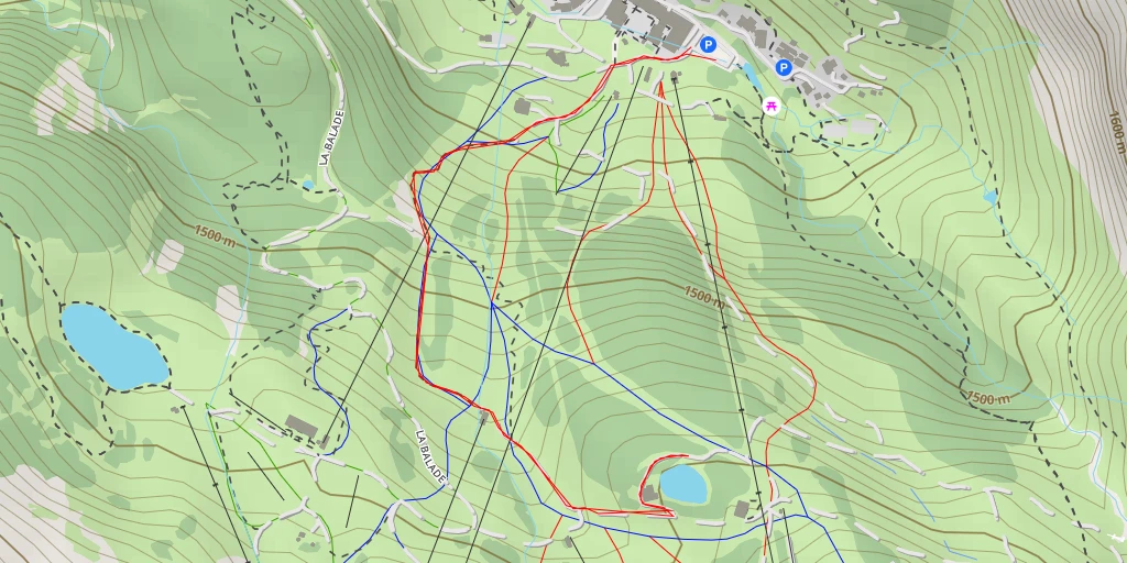 Map of the trail for Cotch - Cotch