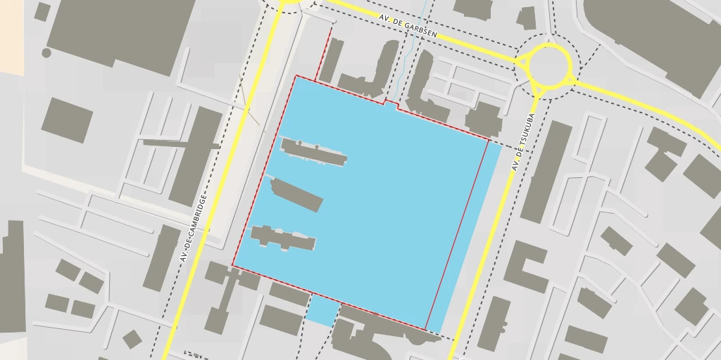 Map of the trail for Avenue de Cambridge