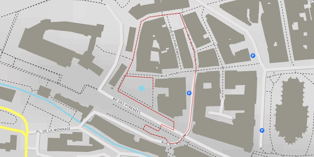 Map of the trail for Place de la Déportation - Place de la Déportation