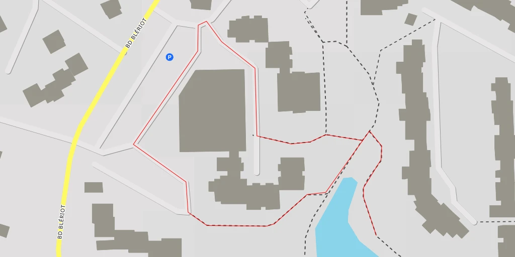 Map of the trail for Lac du Perlic