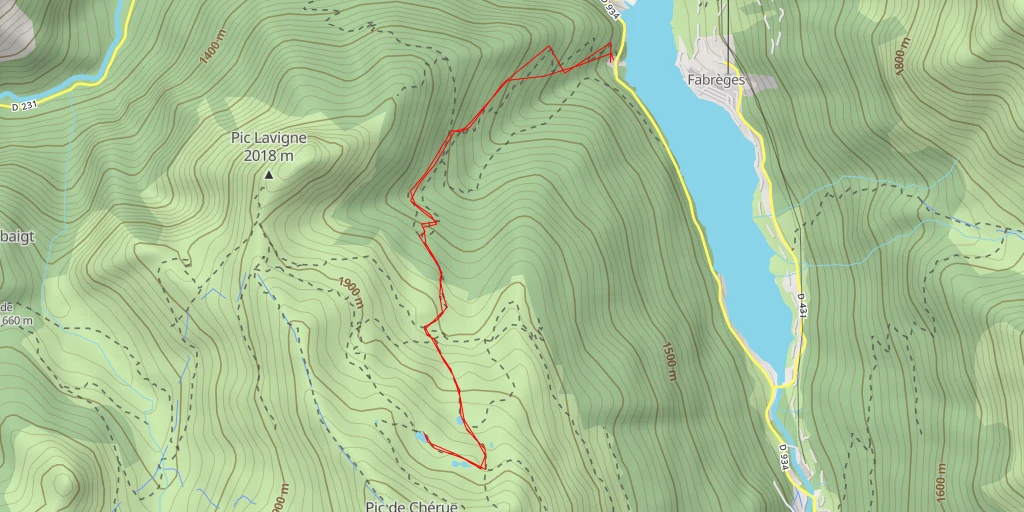 Carte de l'itinéraire :  Grande Mare Ouest