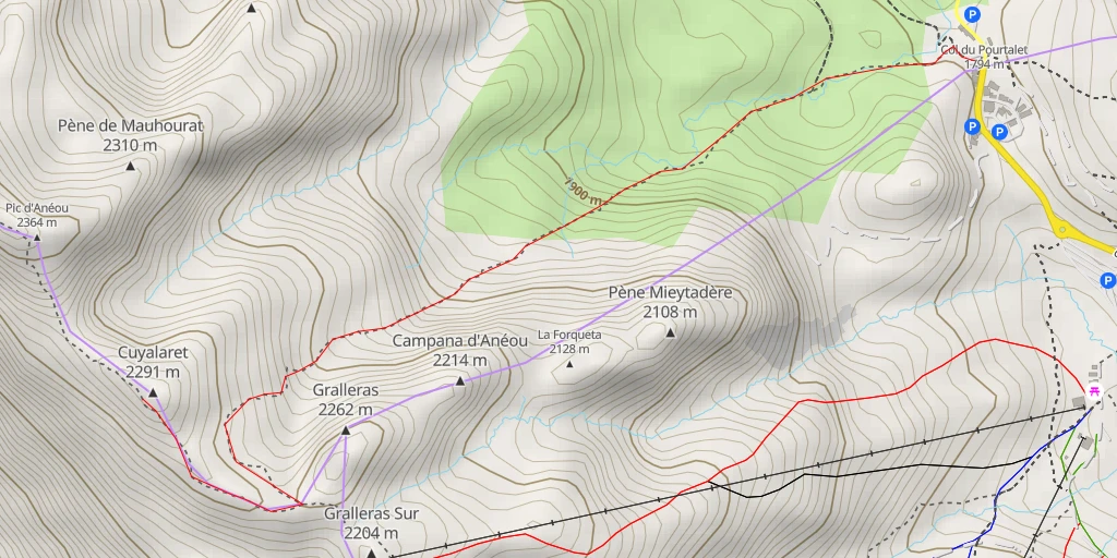 Carte de l'itinéraire :  Cuyalaret