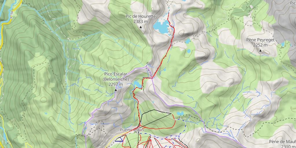 Map of the trail for Chemin du Lac Bersau - Chemin du Lac Bersau