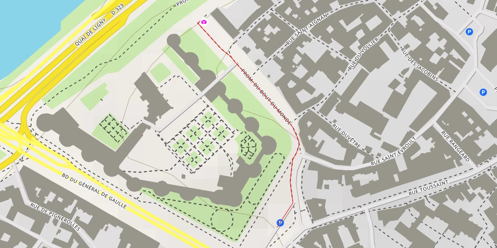 Map of the trail for AI - Au bout du monde