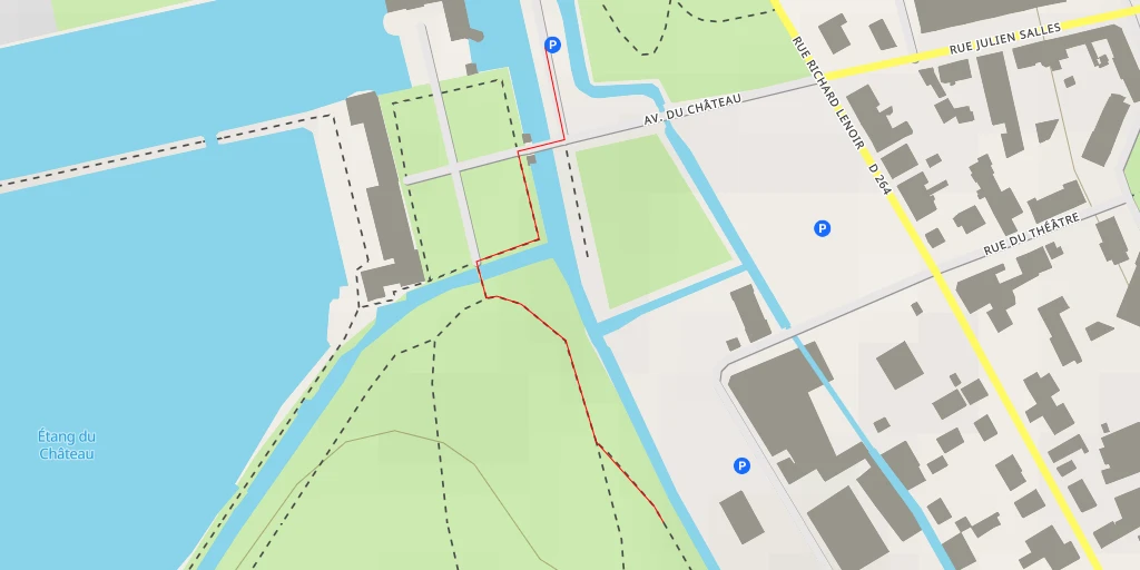 Map of the trail for Rue Simons