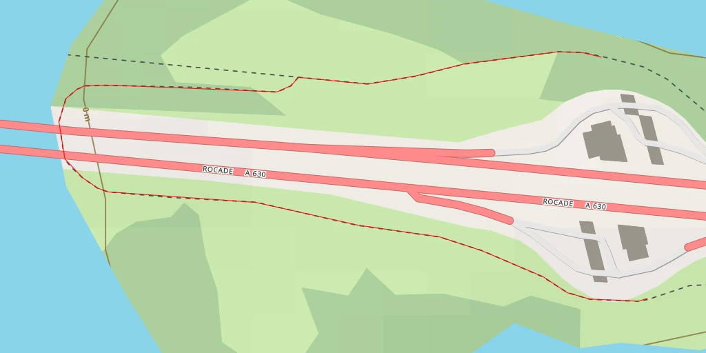 Map of the trail for Le Lac