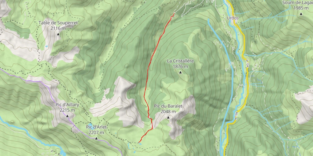 Carte de l'itinéraire :  Chemin de Banasse - Chemin de Banasse