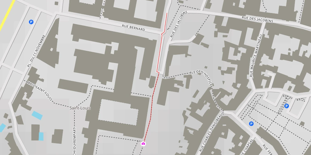 Map of the trail for AI - Belvédère