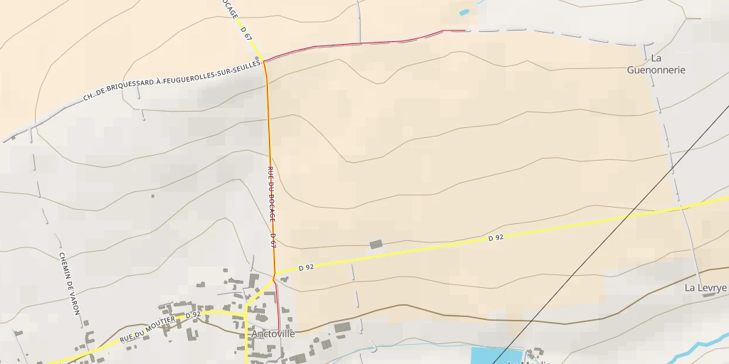 Map of the trail for Chemin des Chasses - Chemin des Chasses - Aurseulles