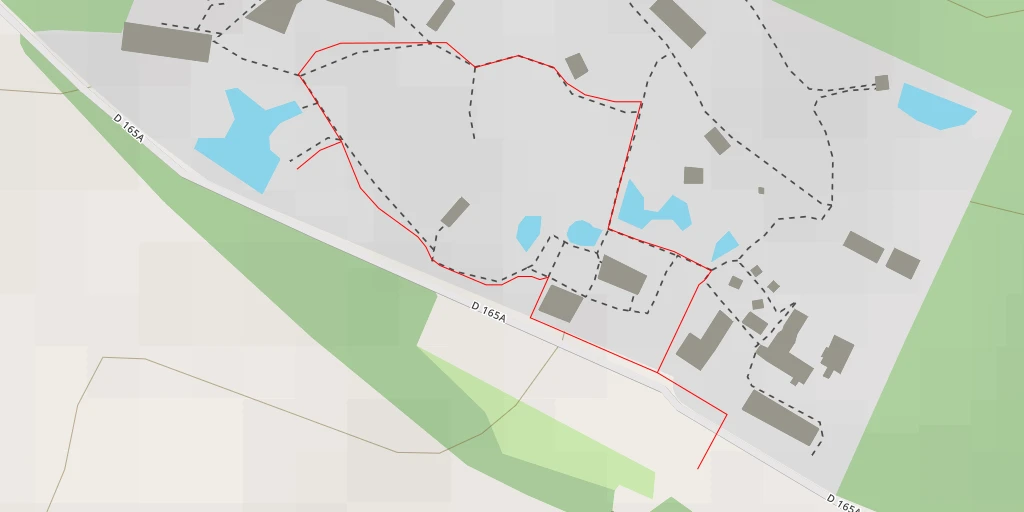 Map of the trail for Zoo de Jurques - Chemin de la Butte - Dialan sur Chaîne