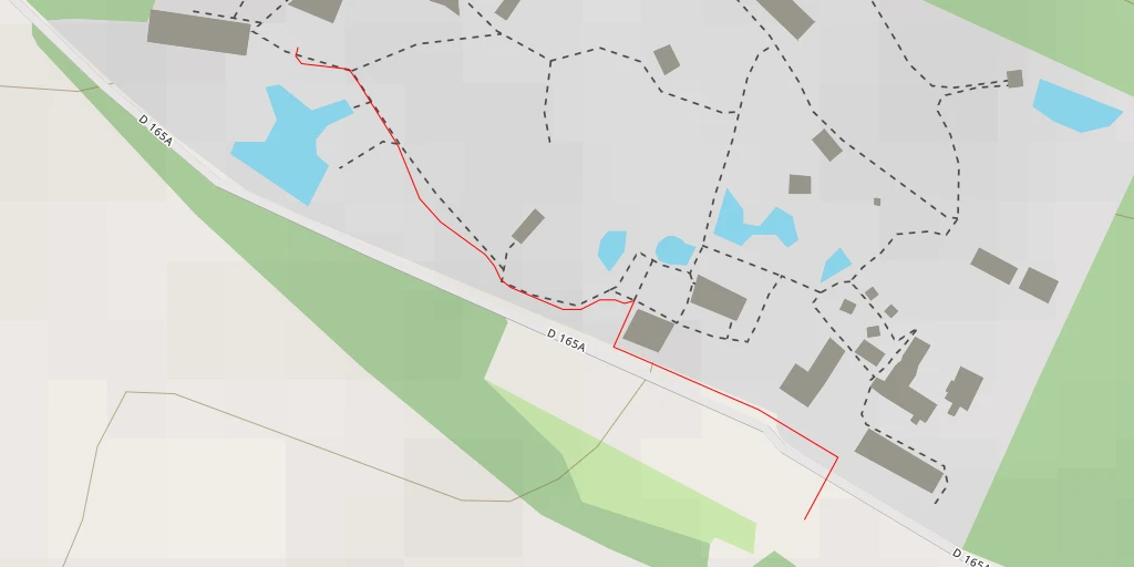 Map of the trail for Zoo de Jurques - Chemin de la Butte - Dialan sur Chaîne