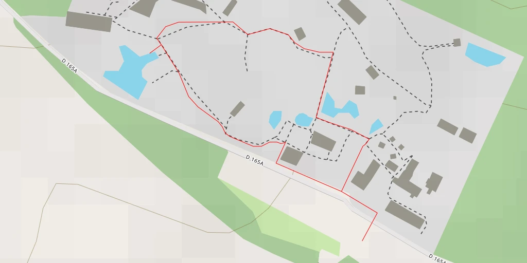 Map of the trail for Zoo de Jurques - Chemin de la Butte - Dialan sur Chaîne