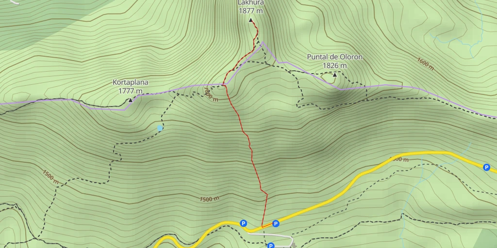 Carte de l'itinéraire :  Lakhura