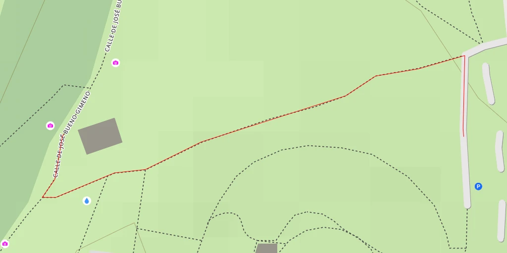 Carte de l'itinéraire :  Cabezo Buena Vista - Zaragoza