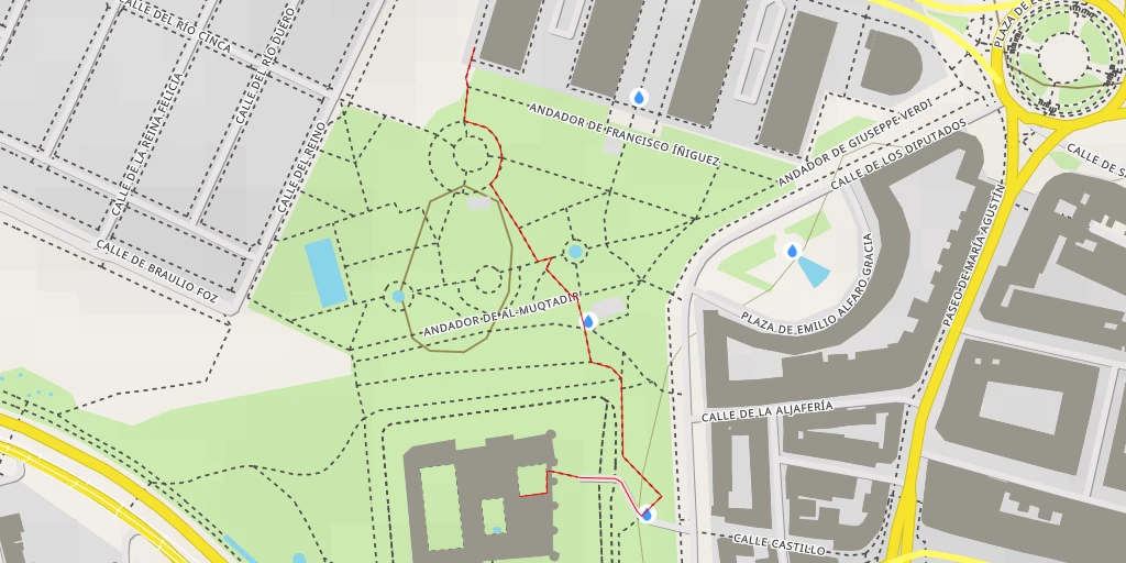 Map of the trail for Patio de Santa Isabel - Patio de Santa Isabel - Zaragoza