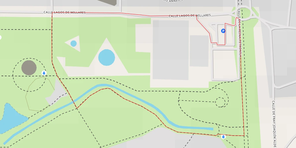 Map of the trail for Calle Doctor Luis de la Torre Esteban - Zaragoza