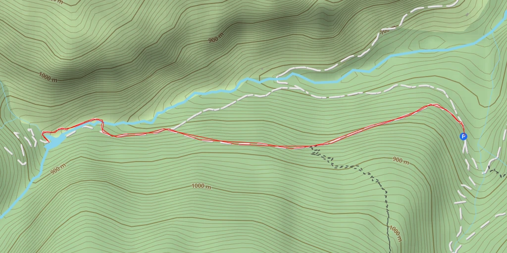 Map of the trail for Olhadoko bortü bidea - Olhadoko bortü bidea