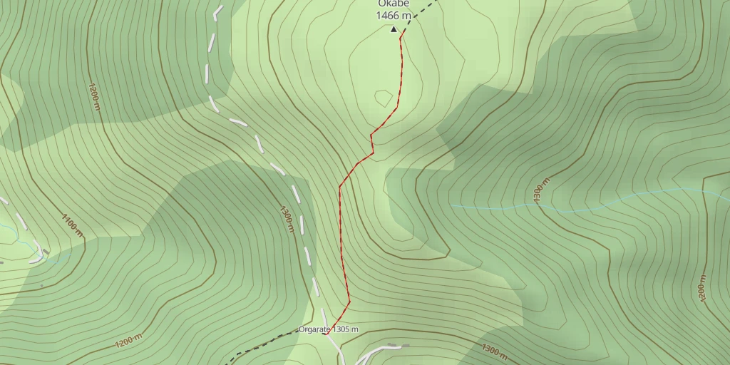 Carte de l'itinéraire :  Okhabe