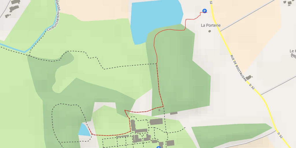 Map of the trail for Passerelle - Piré-Chancé