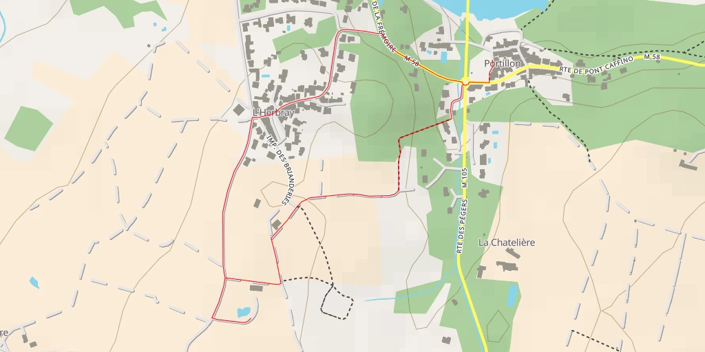 Map of the trail for Voie de la Buronnerie - Voie de la Buronnerie