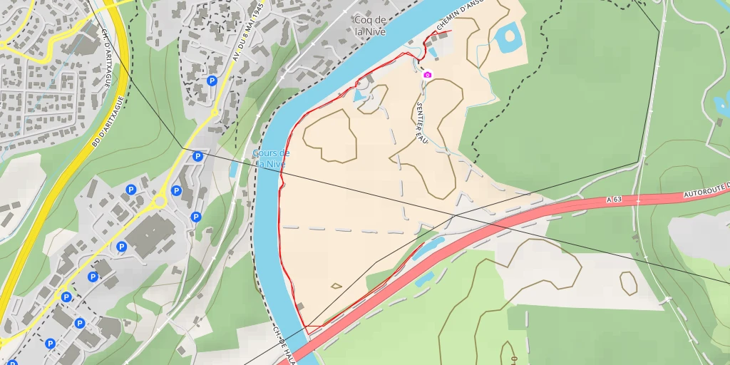 Carte de l'itinéraire :  Autoroute des Estuaires - Autoroute des Estuaires