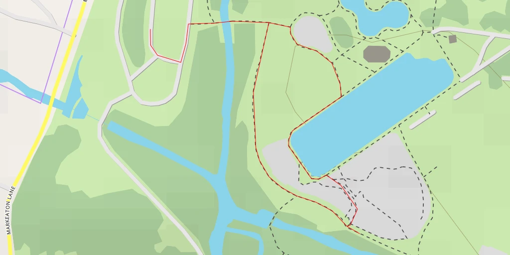 Map of the trail for Kedleston Road - Derby