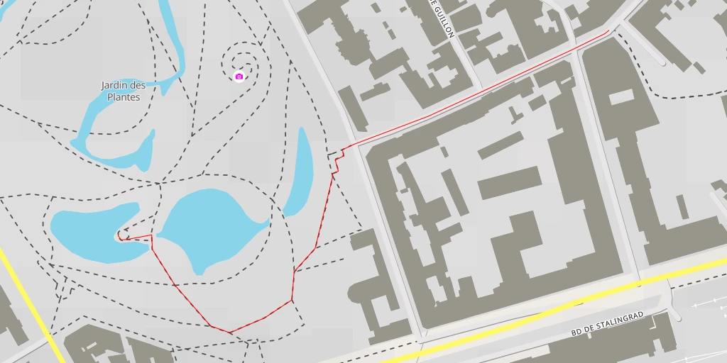 Map of the trail for Volière - Rue Écorchard - Nantes