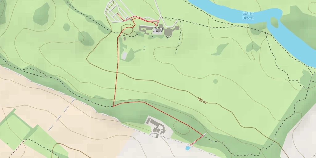 Map of the trail for Shady Oaks - Amber Valley