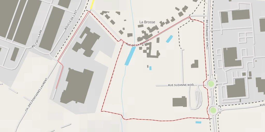 Map of the trail for AS24 - Rue Suzanne Noël