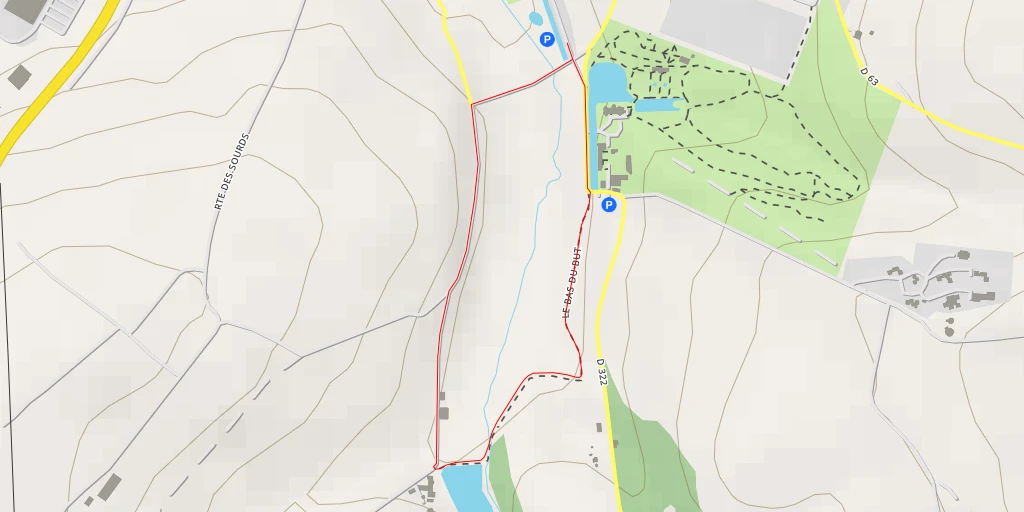 Map of the trail for Le Bas du But - Le Bas du But