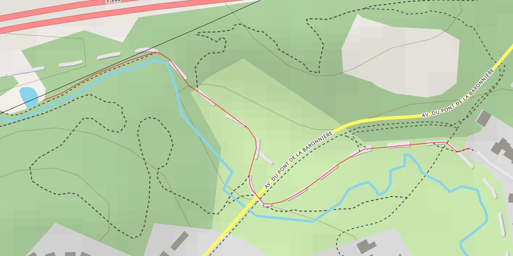 Map of the trail for Vallée du Cens - Vallée du Cens