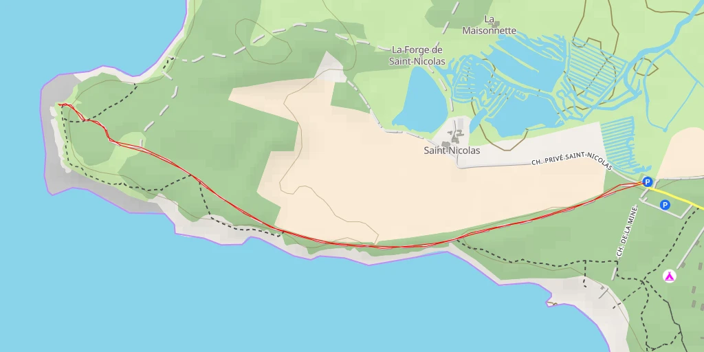 Map of the trail for AI - Pointe du Payré - Jard-sur-Mer