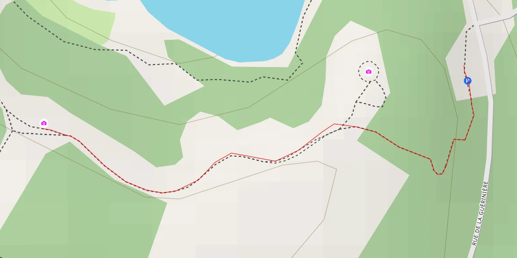 Map of the trail for AI - Les Marmottes - Bouguenais