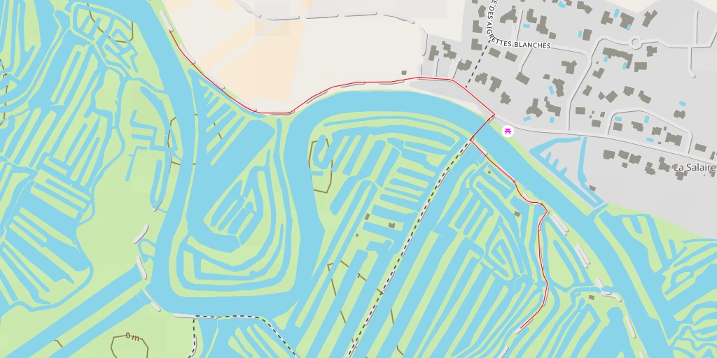 Carte de l'itinéraire :  Rue des Mouettes