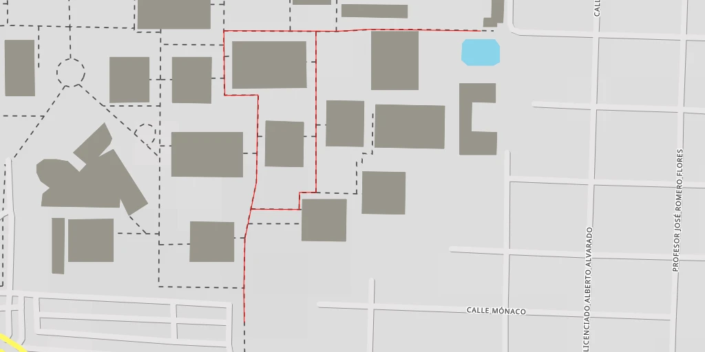 Map of the trail for Calle Nicolás Bravo - Morelia