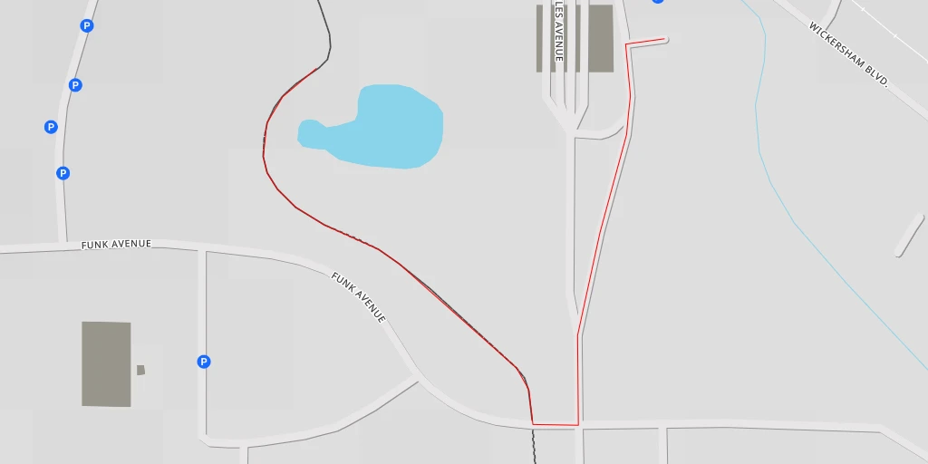 Map of the trail for Funk Avenue - Funk Avenue